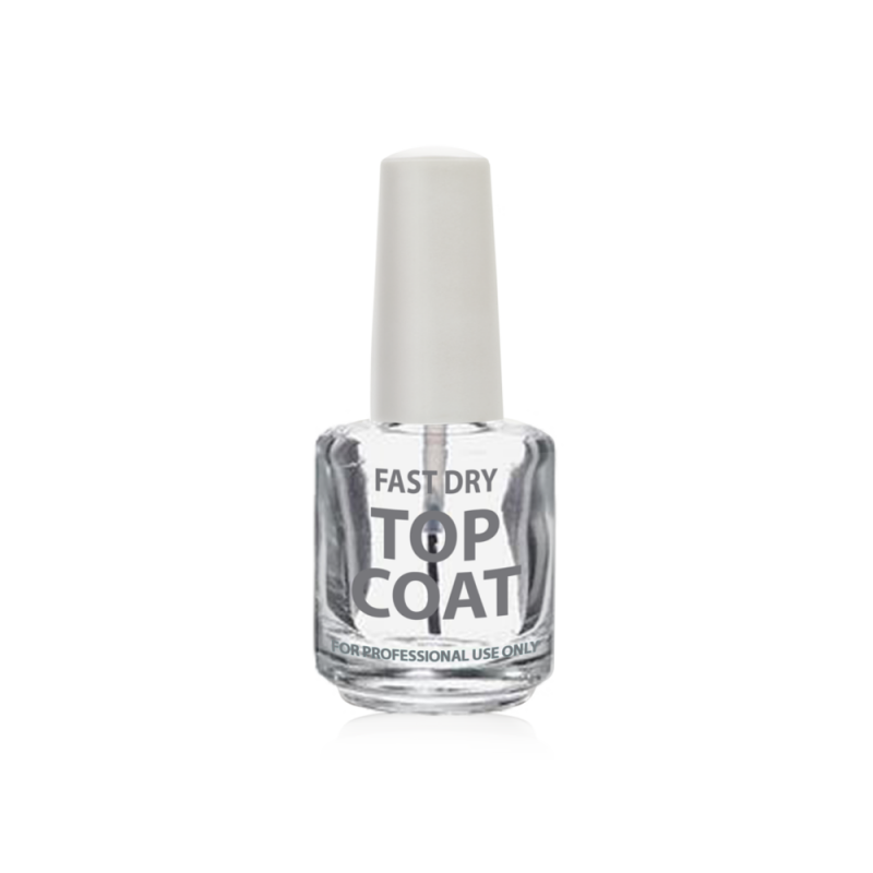 Cre8tion Empty Bottle, Fast Dry Top Coat, 0.5oz, 26082 